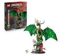 LEGO Ninjago The Guardian Dragon Model Kit - Features a Posable Dragon Figure, Master Wu Minifigure & a Scenic Rock-Effect Display Stand - Gift for 14+ Year Old boys & Teenage Monstrosity Fans - 71847