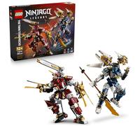 LEGO NINJAGO The Twin Titan Mechs - Ninja Toy w/ 2 Action Figures & 3 Minifigures incl. Kai & Nya - Kids' Room Decor - Birthday Gift for 12+ Year Old Boys & Teenage Fans - 71870