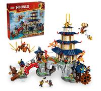 LEGO NINJAGO Tournament Temple City Building Toy for Teen Boys & Girls Ages 14+ Great for Dragons Rising Fans Who Enjoy Model Building Sets and