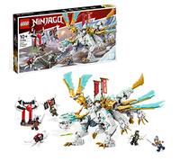 LEGO NINJAGO Zane’s Ice Dragon Creature 2in1 Dragon Toy to Action Figure Warrior, Model Building Kit, Construction Set for Kids, Boys & Girls with 5 Minifigures 71786