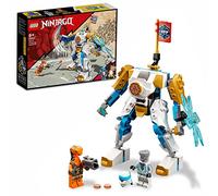LEGO NINJAGO Zane’s Power Up Mech EVO 71761 Playset Featuring Ninja Battle Toys, NINJAGO Zane and a Snake Figure; Creative Building Kit for Ninja Fans Aged 6+ (95 Pieces)