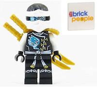LEGO Ninjago: Zane Skybound Minifigure with Dual Gold Swords (70603)