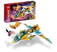 LEGO NINJAGO Zane's Golden Dragon Jet, 71770 Toy Plane Set, Birthday Gift Idea for Kids, Boys and Girls 7 Plus Years Old with Cole & Zane Minifigures
