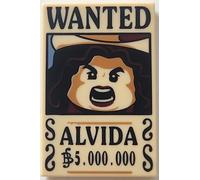 LEGO One Piece 2x3 Wanted Tiles, Choose Your Own (ALVIDA)