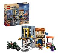 LEGO ONE PIECE Showdown with Captain Smoker - Interactive Toy w/ 4 Minifigures incl. Monkey D. Luffy & Sanji - Kids' Room Decor - Gift for 9+ Year Old Boys, Girls & Fans - 75642