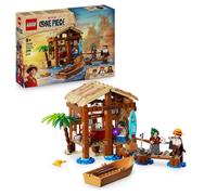 LEGO ONE PIECE Windmill Village Hut Toy with a Boat, Young Luffy, Shanks Mak...