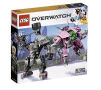 LEGO Overwatch 75973 D.Va and Reinhardt Mech Figures Retired Set New