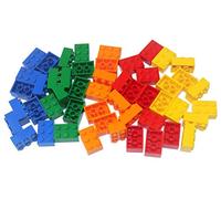 LEGO Parts and Pieces: Assorted 2x3 Bricks (Blue, Green, Orange, Red, Yellow) - 50 Pieces