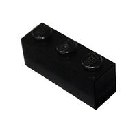 LEGO Parts and Pieces: Black 1x3 Brick x20