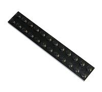 LEGO Parts and Pieces: Black 2x12 Plate x10