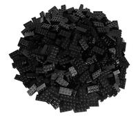 LEGO Parts and Pieces: Black 2x4 Brick x100