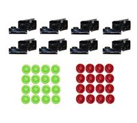 LEGO Parts and Pieces: Black Stud Shooter Blaster Plate with Ammo x8