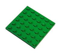 LEGO Parts and Pieces: Bright Green 6x6 Plate x10