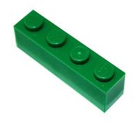 LEGO Parts and Pieces: Green 1x4 Brick x50