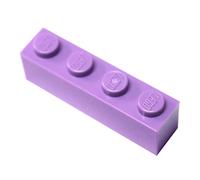 LEGO Parts and Pieces: Medium Lavender 1x4 Brick x20