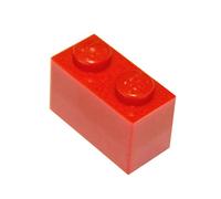 LEGO Parts and Pieces: Red (Bright Red) 1x2 Brick x20