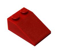 LEGO Parts and Pieces: Red (Bright Red) 2x3 33 Slope x20