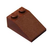 LEGO Parts and Pieces: Reddish Brown 2x3 33 Slope x20