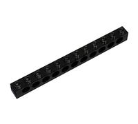 LEGO Parts and Pieces: Technic Black 1x12 Brick with Holes x1