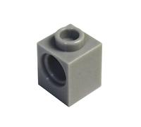 LEGO Parts and Pieces: Technic Light Gray (Medium Stone Grey) 1x1 Brick with Hole x20