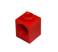 LEGO Parts and Pieces: Technic Red (Bright Red) 1x1 Brick with Hole x20