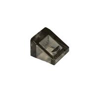 LEGO Parts and Pieces: Transparent Black (Transparent Brown) 1x1x2/3 30 Slope x50