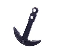 Lego Parts: Boat Anchor - Two Top Holes (Black)