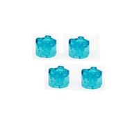 Lego Parts: Brick, Round 2 x 2 (PACK of 4 - Transparent Light Blue)