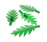 Lego Parts: Plant, Tree Palm Leaf Small 8 X 3 ( PACK OF 4 )