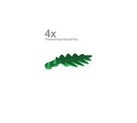 Lego Parts: Plant, Tree Palm Leaf Small 8 x 3 (PACK of 4 - Green Leaves) by Parts/Elements - Plants