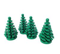 Lego Parts: Plant, Tree Pine Small 2 x 2 x 4 (Pack of 4 - Green)