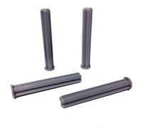 Lego Parts: Technic, Axle #4 with Stop (PACK of 4 - DBGray) by Parts/Elements - Technic, Axles