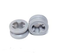 Lego Parts: Technic Bush 1/2 Smooth (PACK of 2 - Light Bluish Gray) by Parts/Elements - Technic, Bushes