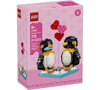 LEGO Penguins in Love Building Set - Cute Animal Display Model, Romantic Valentines Day Collectible, Gift for Couples Fans - 40886