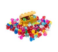 LEGO pirate treasure in gold with 50 diamond crystals