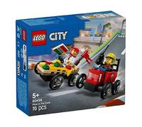 LEGO Pizza vs. Fire Truck Race Car Pack