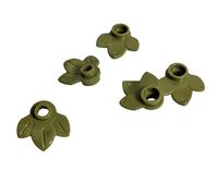 LEGO Plant Plate 1x1 Round 3 Leaves - Choose Color & Qty (MPN: 32607)