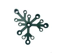 Lego Plants: 10 Dark Earth Green Tree Limbs / Leaves by LEGO