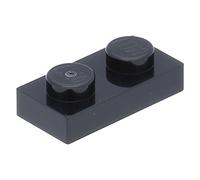 LEGO® Plate 1 x 2 - Black, 50 pcs, 3023 Part Number