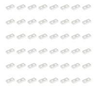 LEGO Plate 1 x 2, Part 3023, Building Brick Component (White, 10, Bricks)