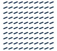 LEGO Plate 1x4, Building Brick Part 3710 (Dark Tan, 50, Bricks)