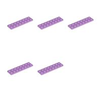 LEGO Plate 2 x 8, Part 3034 (Medium Lavender, 2, count)