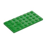 LEGO Plate Building Base 4 x 8, Part 3035 (Bright Green, 2, Bricks)