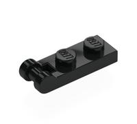 LEGO Plate, Modified 1 x 2 with Bar Handle on End Part number 60478 (Black, 10, Bricks)