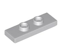 LEGO Plate, Modified 1 x 3 with 2 Studs (Double Jumper), Part 34103, Choose Your Colour, Part 34103, Choose Your Colour (Light Bluish Gray, 10, count)