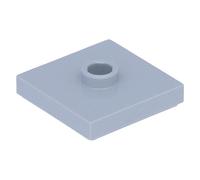 LEGO Plate, Modified 2 x 2 with Groove and 1 Stud in Center (Jumper) Part number 87580 (Dark Orange, 10, Bricks)