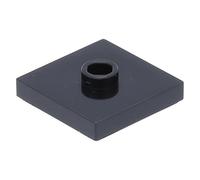 LEGO Plate, Modified 2 x 2 with Groove and 1 Stud in Center (Jumper) Part number 87580 (White, 10, Bricks)