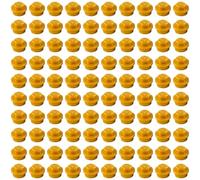 LEGO Plate, Round 1 x 1, Part 4073 (Pearl Gold, 50, Bricks)