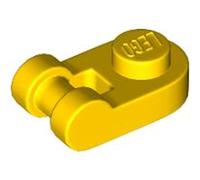 LEGO Plate, Round 1 x 1 with Bar Handle, Part 26047, Part 26047, Choose Your Colour (Yellow, 10, Bricks)
