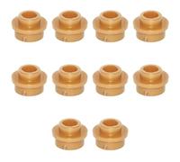 LEGO Plate, Round 1 x 1 with Open Stud, Part 85861 (Pearl Gold, 10, Bricks)